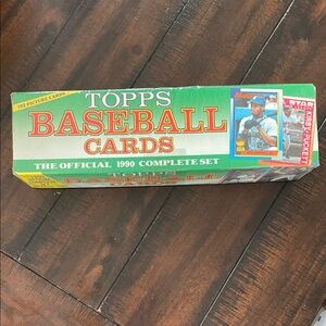 Topps Baseball Cards - Green and Red